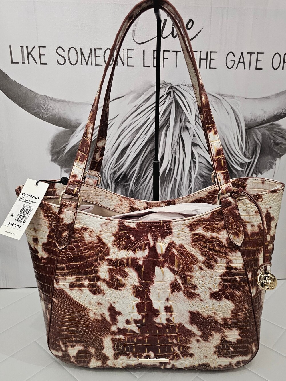 NWT Brahmin Aliza Summer Rodeo Leather Shoulder Bag 🐎🌵-Perfect Eye!